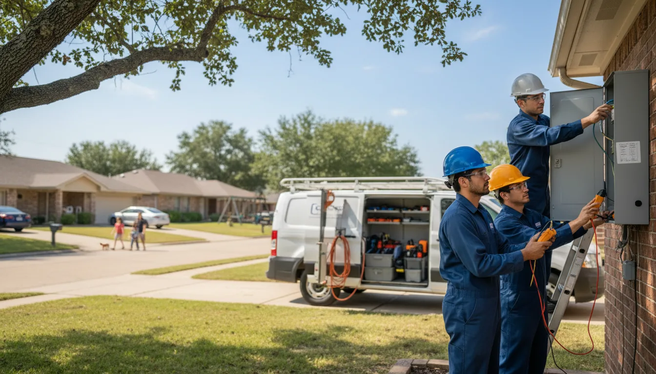 Certified electrician providing emergency electrical services in Hyannis, NE